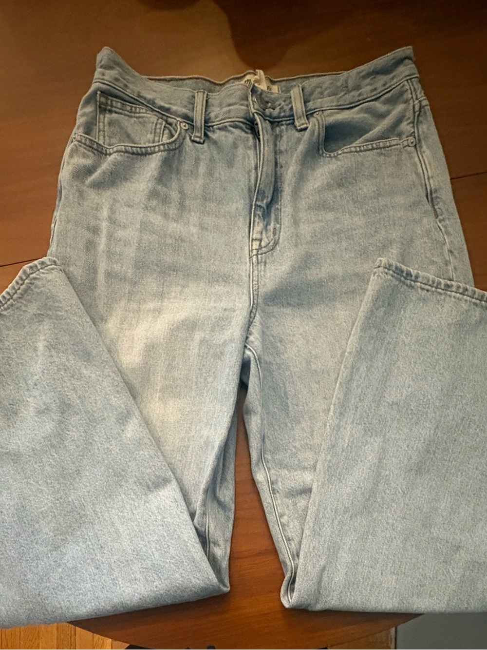 Madewell Light Blue Superwide Leg Jean